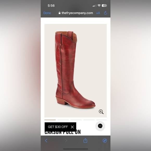 Frye Riding Carson Boots - Picture 4 of 4